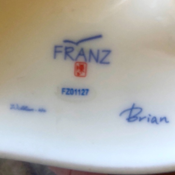 Rare “Franz” Porcelain Covered Dish -  Bluebells Design - Picture 1 of 8